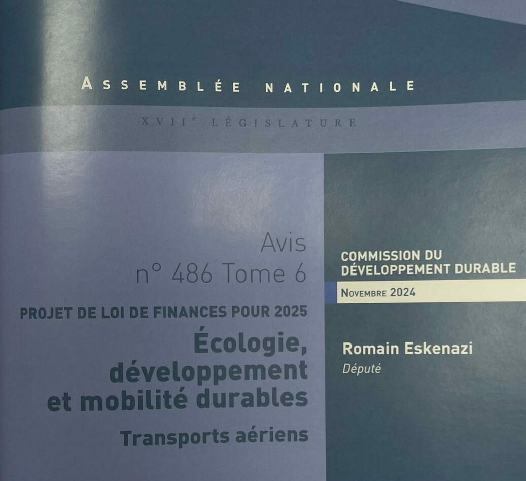 Rapport pour avis Transports Aériens PLF 2025